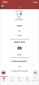 Heart rate live mode iSPORT app CWD